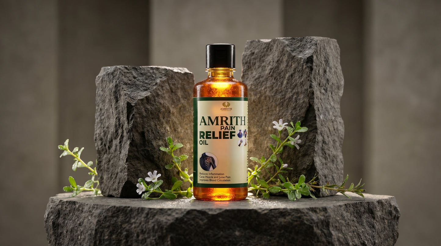 Amirth Pain Relief Oil: Nature’s Touch for Lasting Comfort