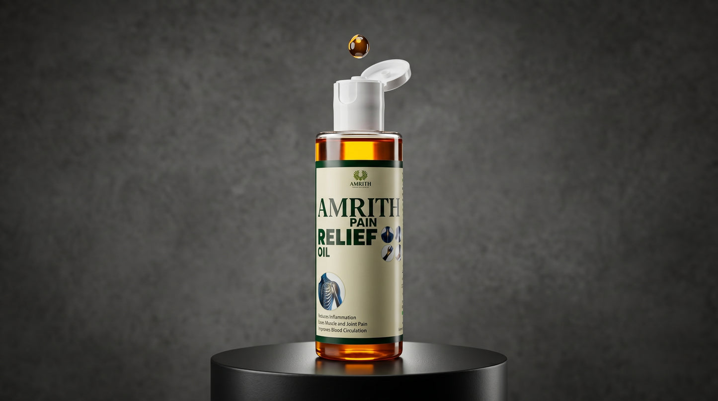 Amirth Pain Relief Oil: Nature’s Touch for Lasting Comfort