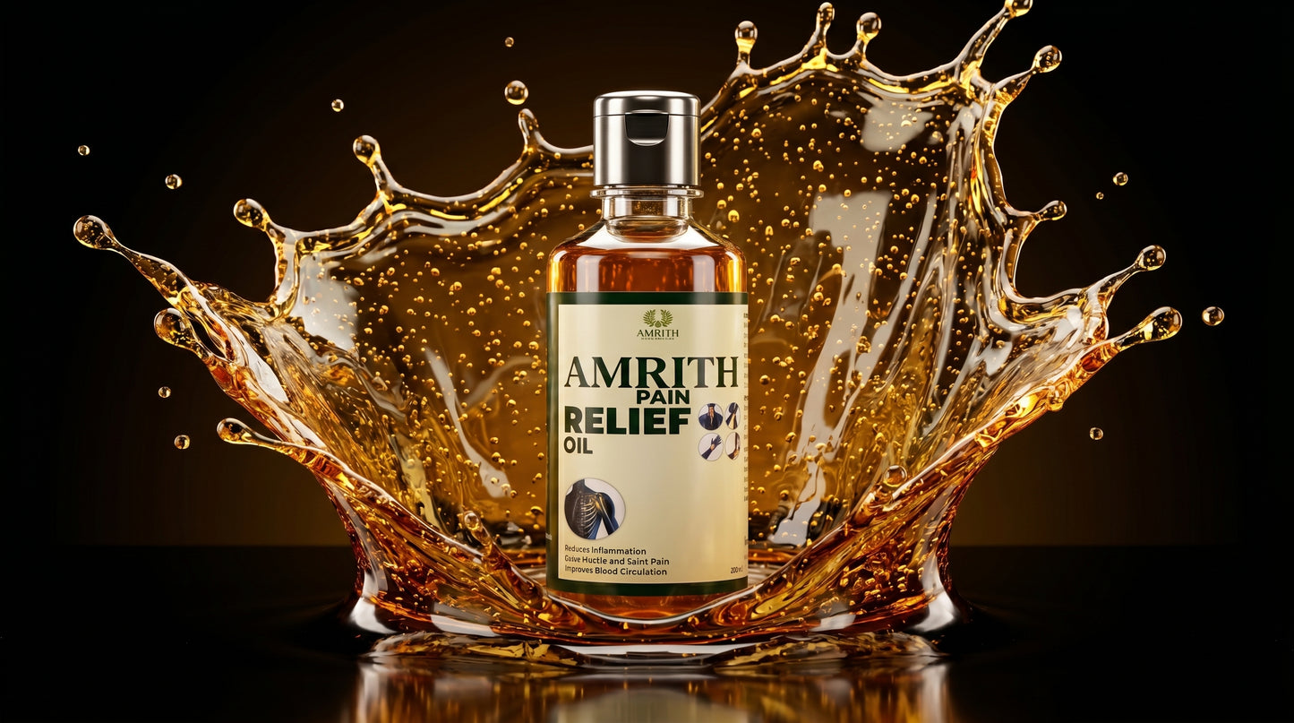 Amirth Pain Relief Oil: Nature’s Touch for Lasting Comfort