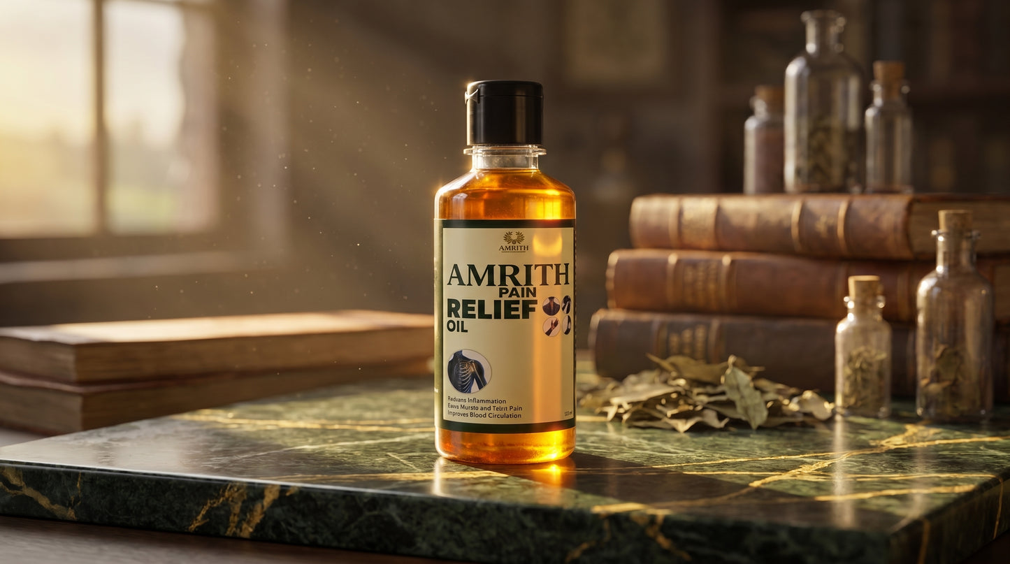 Amirth Pain Relief Oil: Nature’s Touch for Lasting Comfort