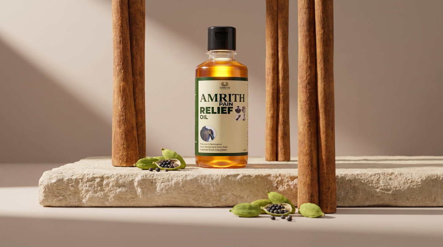 Amirth Pain Relief Oil: Nature’s Touch for Lasting Comfort