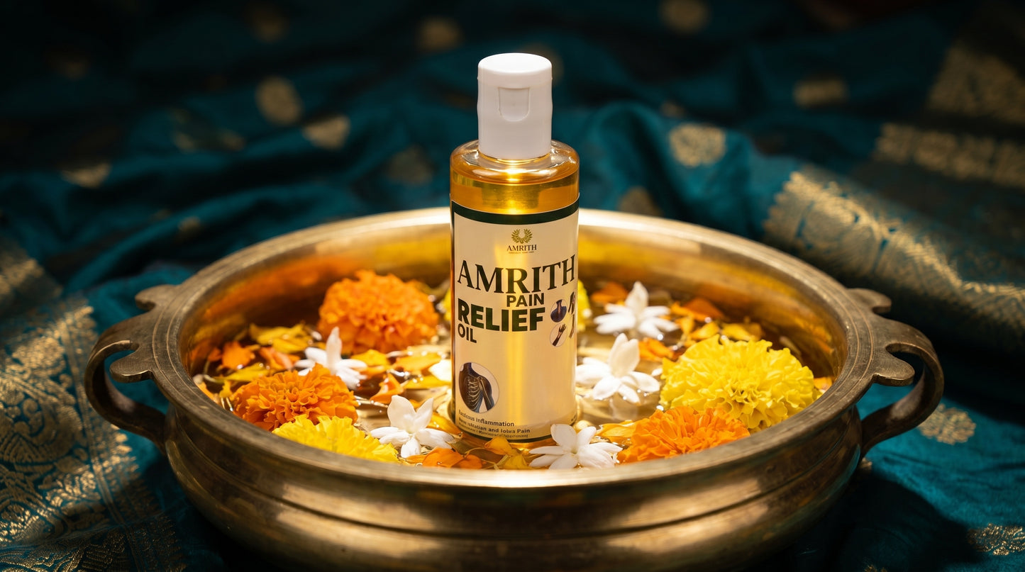 Amirth Pain Relief Oil: Nature’s Touch for Lasting Comfort