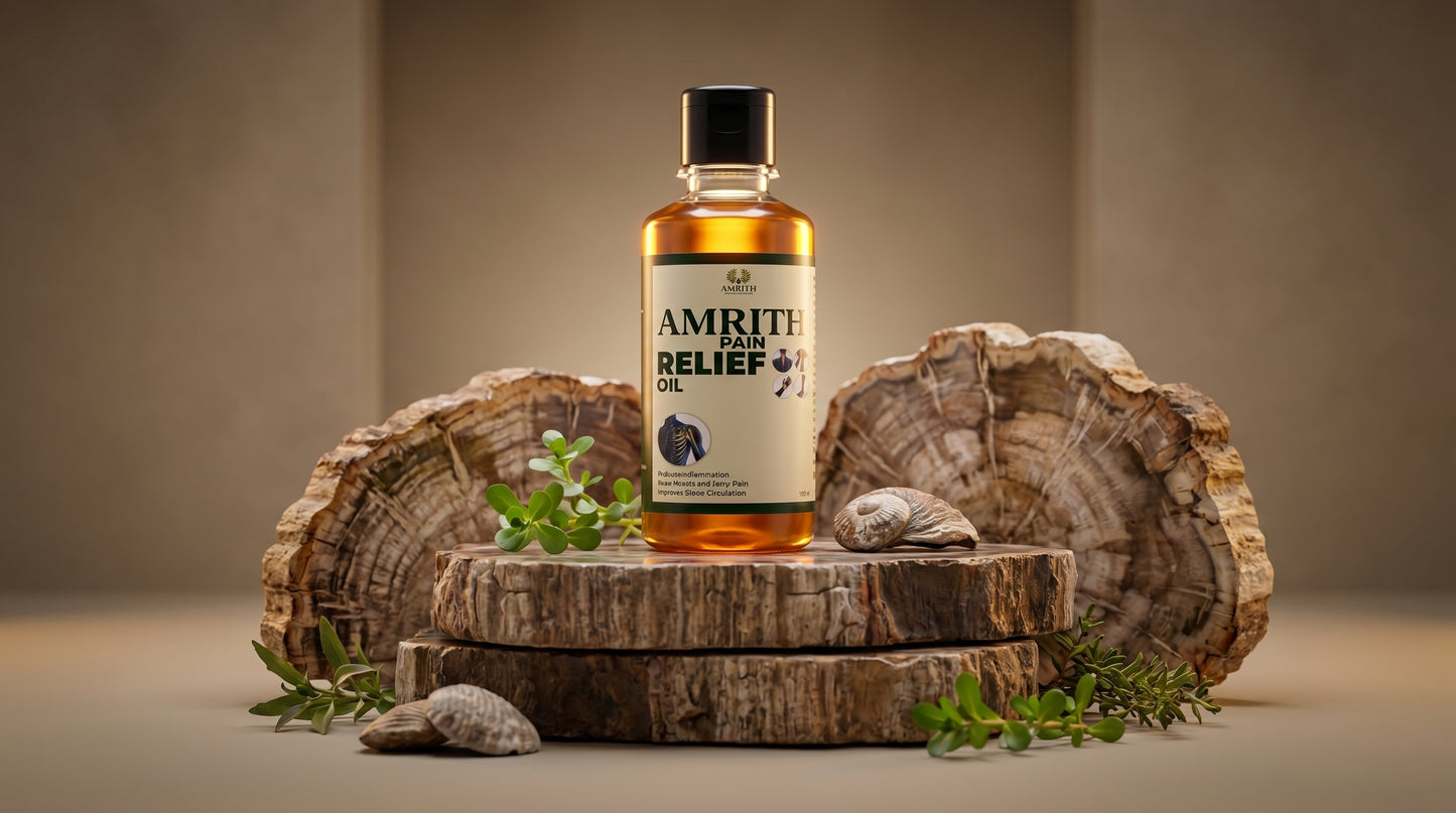 Amirth Pain Relief Oil: Nature’s Touch for Lasting Comfort